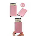 Miniatyrbilde 4 av 5: RRFID Metallkortveske Lommebok Antimagnetisk Aluminiumslegering Kortveske Kredittkortboks Antidemagnetisering Automatisk Kortveske Light gray