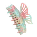 Miniatyrbillede 3 af 8: Hårklips med Butterfly-Form Stærk Hold Hårklemmer Barrettes Perfekte Gaver til Tyndt Tykt Hår Grøn