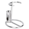 Miniatyrbillede 5 af 8: Razor Stativ Praktisk Sølv Metal Anti-Skrid Sikker Hurtig Tørrende Razor Holder Razor Hanger Barbering Værktøj