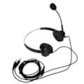 Miniatyrbilde 8 av 8: H360DPC Call Center Headset On Ear Computer Headphone med mikrofon for hjemmekontor kundeservice