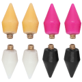 Miniatyrbilde 6 av 8: 8 stk Negle Rhinestones Picker Voksutskiftningshode Dotting Pen Vokshode Spiss Tilbehør