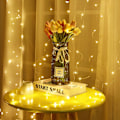 Miniatyrbilde 4 av 5: Julelys 3m x 3m LED-lys, Gardin, 8 Moduser, 300 LED USB Lysgardin Warm White