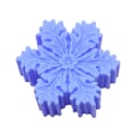 Miniatyrbillede 3 af 7: Jule-Silikone Snefnug Kageform DIY Lysform
