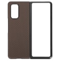 Miniatyrbillede 1 af 7: Carbonfiber Telefon Cover til Xiaomi MIX FOLD ABS Smartphone Beskyttelses Cover Brun