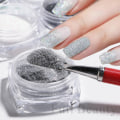 Pikkukuva 6 / 9: 6 kpl kynsiä tarroja Värit Glitter Set Syksy ja Talvi Timantti roskat Pink Champagne Sekvenssit Kynsi Glitter Kynsi Q