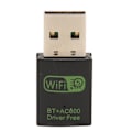 Miniatyrbillede 1 af 7: USB Trådløs Bluetooth Adapter 150Mbps 433Mbps 5G Dobbelt Bånd Bluetooth 5.0 Trådløst Netværkskort Dongle til WindowsXP 7 8 8.1 10