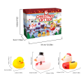 Miniatyrbilde 5 av 9: Juleand Adventkalender med Gummibader - 24 Kvadratiske Italienske Gummibader i Blindboks 31*22*5cm