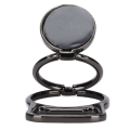 Miniatyrbillede 2 af 7: Telefonringholder Roterbar Foldbar Magnetisk Flaskeåbner Fingerstøtte Stativ Sort