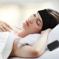 Miniatyrbillede 2 af 7: Hovebind med indbyggede hovedtelefoner - Bomuld/Fleece - Sort black