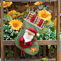 Miniatyrbild 1 av 4: Julstrumpor Dekorativa Tomte Julstrumpor Julstövlar Julstrumpor Presentpåse Elderly 25 * 13cm