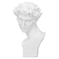 Miniatyrbillede 7 af 8: Harpiks Hoved Skulptur Dekorativ Ornament Nordisk Mini Buste Kunst Figur til Studie Soveværelse Stue