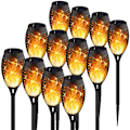 Miniatyrbilde 1 av 5: Utendørs flammelys, solcelledrevet fakkellys, induksjonslys, hagegård utedekorasjon, plenlys 2pcs