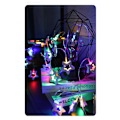 Miniatyrbillede 7 af 10: Julepynt Antik Dekoration Lille Lyskæde Led Træ Hængende Juletræ Lampe Lysstreng Lyskæde Warm White Heart 3M 20led