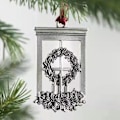 Miniatyrbild 4 av 6: Julgransdekorationer, julhängen, snögubbehängen i metall E