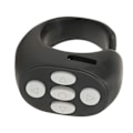 Miniatyrbillede 4 af 8: Bluetooth Fjernbetjening Multifunktionel Ring Design Trådløs Telefon Selfie Lukker til Hjem Sort