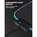 Miniatyrbillede 4 af 5: AUKEY RGB Gaming Mousepad, 90x40cm - Sort Sort