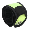 Miniatyrbilde 3 av 3: LED-armbånd for nattløping, blinkende håndledsbånd, sykkellys, selvklebende armbånd, gul