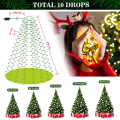 Miniatyrbild 4 av 7: Julklappsljus för julgran, Elktry [Diamantformad] 2x10 linjer 400 LED-lampor Julsträngljus Strömförsörjt 1