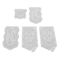 Miniatyrbild 3 av 6: Ljusstake Silikonform Unik Design Elastisk Enkel Avformning Form Hantverk för DIY Ljusstakar Ornament