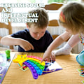 Miniatyrbild 5 av 5: 3-pack Pop It fidgetleksaker för barn och vuxna