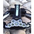 Miniatyrbilde 2 av 6: Super sterk hodelykt med 7 stk CREE XML-T6 2 stk Q5 LED - oransje oransje