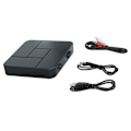 Miniatyrbillede 1 af 5: 2-i-1 Bluetooth 5.0 Modtager Stereo Musik Tilpasset Adapter + RCA