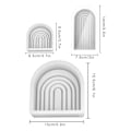 Miniatyrbillede 2 af 9: Form til DIY-støbeform, Håndlavet Bagepynt, Høj Bue