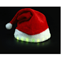 Miniatyrbild 4 av 5: Julhatt med LED-ljus - Helhatt med starkt ljus Red Brim with Lights Average Size