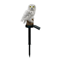 Miniatyrbilde 6 av 7: Solcelle Resin Lys Hage Lampe Utendørs Led Vanntett Jord Lampe Owl [White]