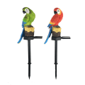 Pikkukuva 5 / 8: Aurinkoenergiaa Käyttävä Hartsilamppu Pihavalaisin Ulko Led Vedenkestävä Maavalaisin Puutarhavalaisin Parrot [Blue]