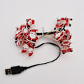 Miniatyrbild 5 av 6: LED-julkulor Jultomte Semester Atmosfär Layout Julgran Prydnadsgirlang Lamp Ljus Warm White USB-2M20led