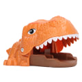 Miniatyrbild 2 av 8: Barnens Dinosaurie Bil Leksakssats Tröghetsdriven En-knappsutlösning Dinosauriefordon Uppskjutningsleksak för Pojkar Flickor Orange
