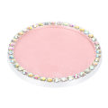Miniatyrbillede 2 af 8: Multifunktionel Neglekunst Display Plade Harpiks Neglekunst Blandingstavle Manicure Display Stativ Pink