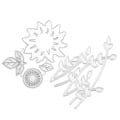 Miniatyrbilde 7 av 8: Metallstans for solsikke, metallpreging, stansingsett for kortlaging, utklipp for scrapbooking, DIY-kort