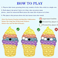 Miniatyrbild 4 av 7: 3-pack Bubbla Sensory Pop it Fidget Leksak