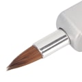 Miniatyrbilde 4 av 7: 5 stk. Leppestiftbørste Inntrekkbar Bærbar Multifunksjonell Enkelt Endet Nylon Leppestift Makeupbørste Grå Skal