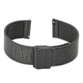 Pikkukuva 3 / 8: 22 mm:n ruostumattomasta teräksestä valmistetut kellohihnat, mesh-kudotut kellohihnat, pikalukituskellohihnat, universaali solki Amazfit GTR 3:lle (musta)