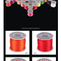 Miniatyrbilde 5 av 5: Fargede elastiske tråder, krystalltråd, perletråd, armbåndstråd, -60 meter vevd armbånd DIY deep purple
