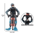 Miniatyrbild 4 av 8: 4 st Mini Dykfiguriner Modell Simulerad Undervattenäventyr Dykare Figur Lekset för Scenlayout Bordsprydnader