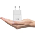 Miniatyrbillede 4 af 8: 2 stk Hurtiglader, 1,2 m Kabel, Kompatibel med Samsung Galaxy S22 S21 S20 S8 S10 S9 Plus Note 7 8 9 10 A53 LG, HTC 2-pack/white