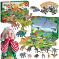 Miniatyrbillede 1 af 7: Populær Jule-nedtælling Dinosaur Blind Box Adventskalender DIY Tyrannosaurus Dinosaur Legetøjsæt B