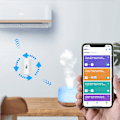 Miniatyrbild 3 av 9: Tuya Elektronisk Fjärrkontroll Temperatur Fuktighetssensor WiFi