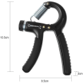 Miniatyrbilde 4 av 10: Håndtrener, Håndgrep Håndtrening, Justerbar Gripstyrke Trener Underarm Treningsapparat gray