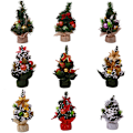 Miniatyrbilde 6 av 6: Miniatyr Juletre Skrivebordsdekorasjon 20cm L