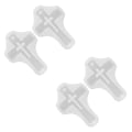 Miniatyrbillede 3 af 7: 10 stk Silikon Korsformede Forme Sikre Elastiske Bløde Let at Frigøre Multifunktionelle Vedhæng Støbningsforme til Smykkefremstilling DIY