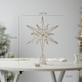 Miniatyrbillede 9 af 9: Juletræstopstjerne 2023 Femtakset Stjerne Trætop XINGX LED Lys Dekoration Femstjernet 1