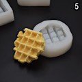 Miniatyrbild 1 av 5: Stora Våffelbelysningsformar Kakor Croissant Donut Frui 5
