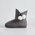 Miniatyrbild 5 av 6: Plush halkfri utomhustofflor