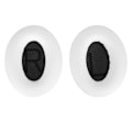 Miniatyrbild 1 av 8: Ersättningsöronskydd Mjuka Proteinläder Minnesskum Hörlurskuddar för QC35 35ii QC25 QC15 QC2 AE2i AE2W Vit