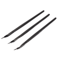 Pikkukuva 1 / 3: 3 kpl Eye Define Bent Eyeliner -harja Ammattimainen Meikki Ultra Ohut Kulmikas Geeli Eyeliner -harjat Kosmetiikkatyökalu